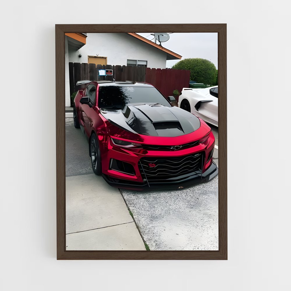Poster Camaro au Crépuscule – affiche Chevrolet (vue 5)
